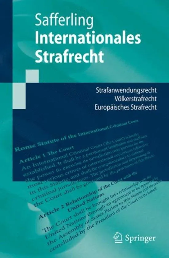 Internationales Strafrecht - Safferling - Paperback 606 pagina