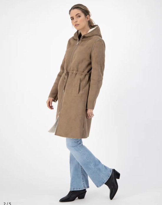 Goosecraft Maat XS GC Madelyn coat Dames Jas -  Bruin