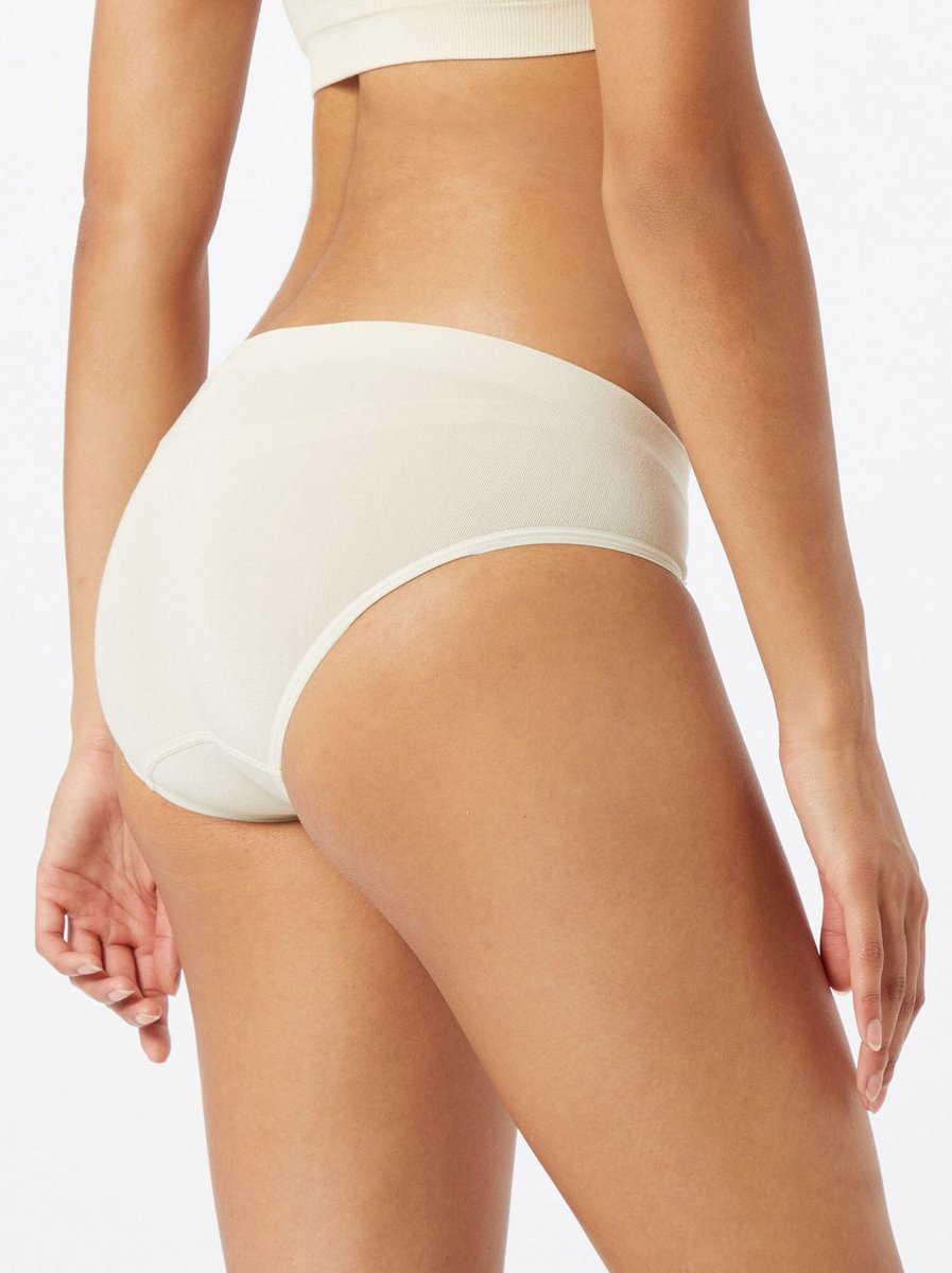 MAGIC Bodyfashion - Maat S - Bamboo Trendy Hipster (2-Pack) Cream Vrouwen