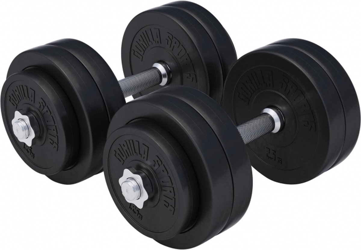 dumbbell, gewichten, harde kunststof schijven, verstelbare dumbbell, fitness set