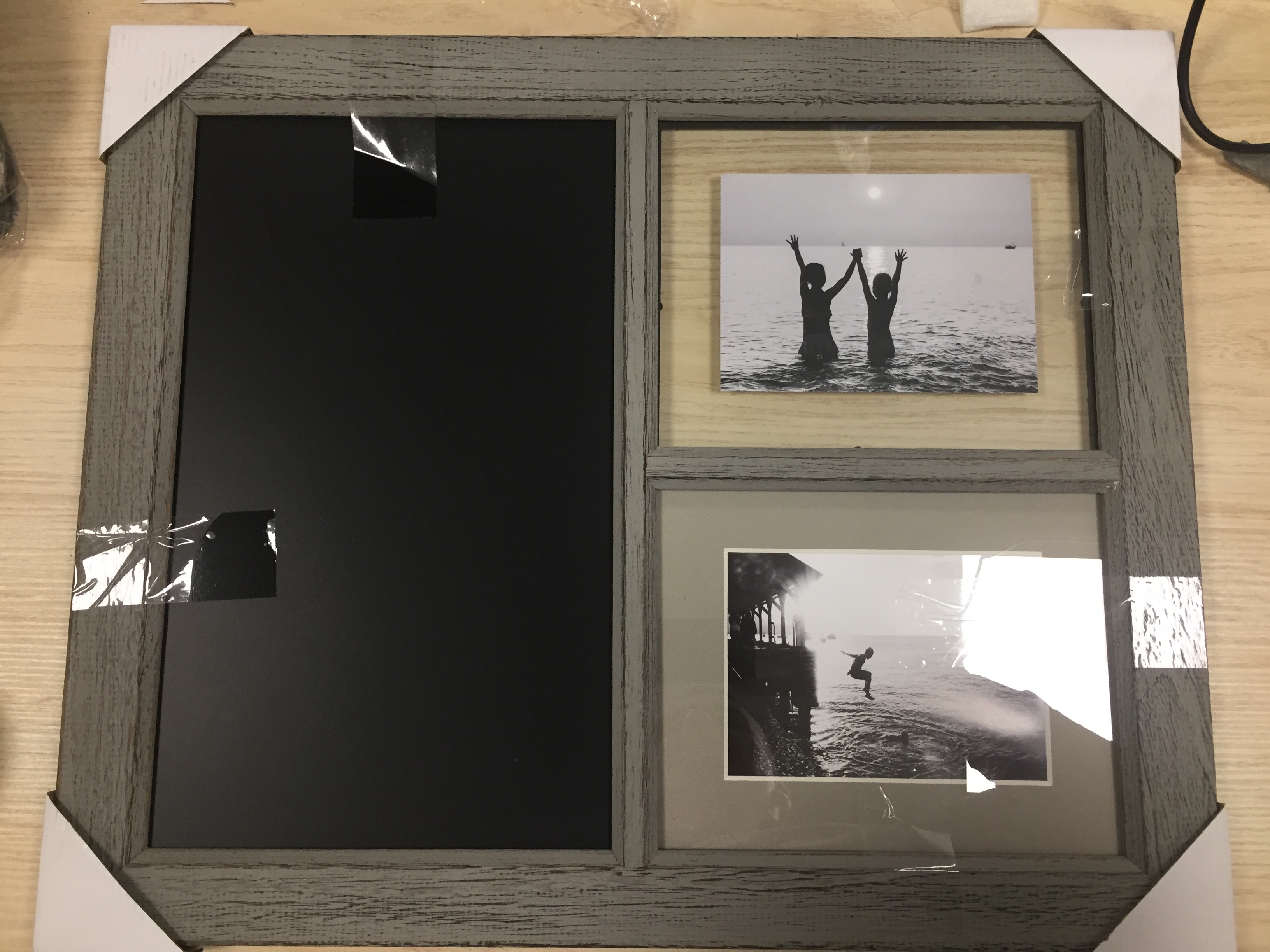 Koopjeshoek - Henzo LIFESTYLE krijtbord - Fotolijst - Fotoformaat 2 x 13 x 18 cm - 60 x 50 cm - Brui