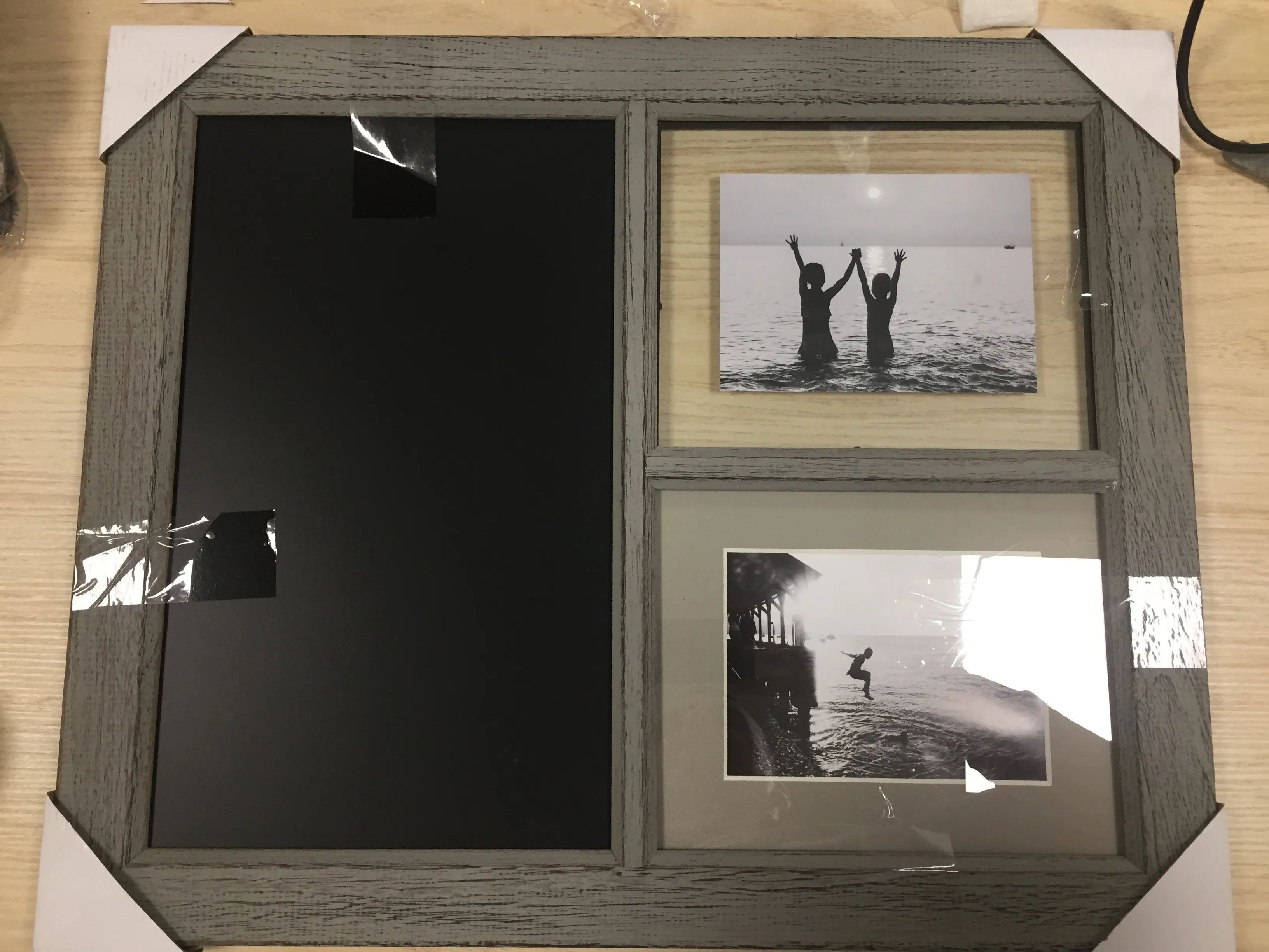 Koopjeshoek - Henzo LIFESTYLE krijtbord - Fotolijst - Fotoformaat 2 x 13 x 18 cm - 60 x 50 cm - Brui