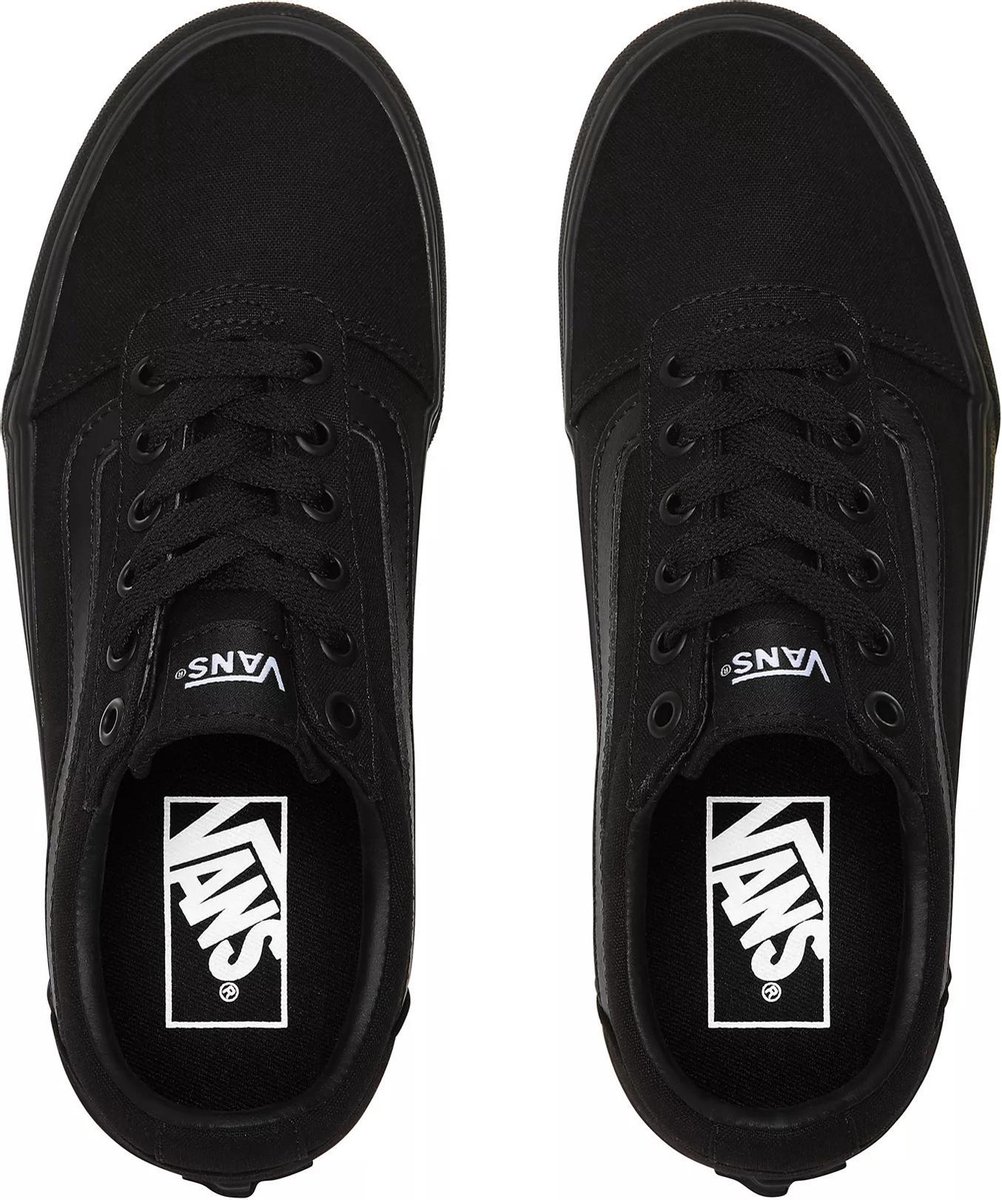 Vans Ward Platform Dames Sneakers - 38 - (Canvas) Black/Black
