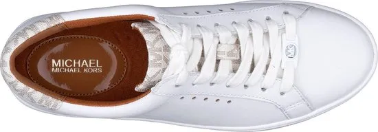 Michael Kors Irving Lace Up - 40 - Dames Sneakers - Wit/Beige