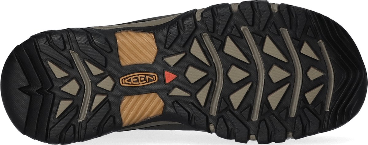 Keen | Maat 46 - Targhee III Mid Heren Wandelschoenen Black Olive | Groen | Leer | K1017787