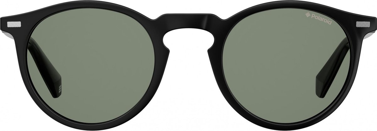 Polaroid Zonnebril 2086/s 807/uc Unisex Zwart Met Groene Lens - gepolariseerd