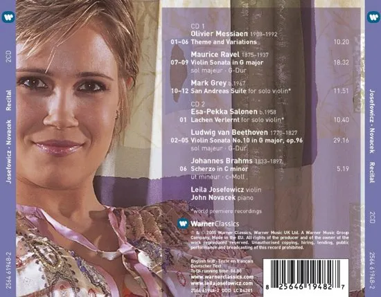 CD - Leila Josefowich - Recital