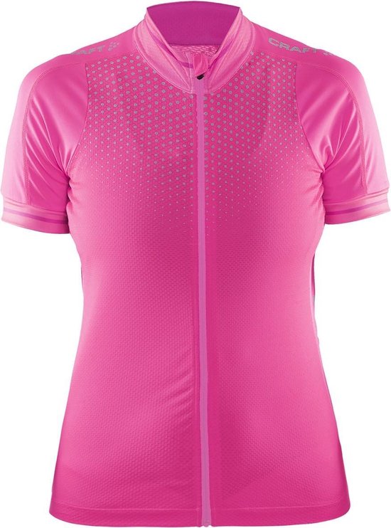 Craft Glow Jersey - Maat XL - Dames Fietsshirt - Rose