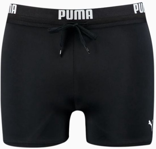 PUMA - M - Swim Logo Trunk Heren Zwembroek - zwart