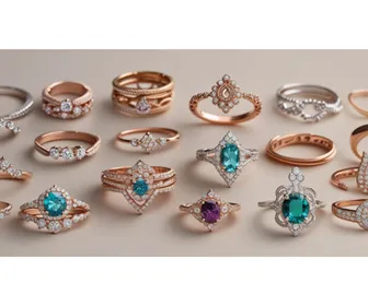 Accessoires, Sieraden, Ringen, Edelsteen, Oorbel