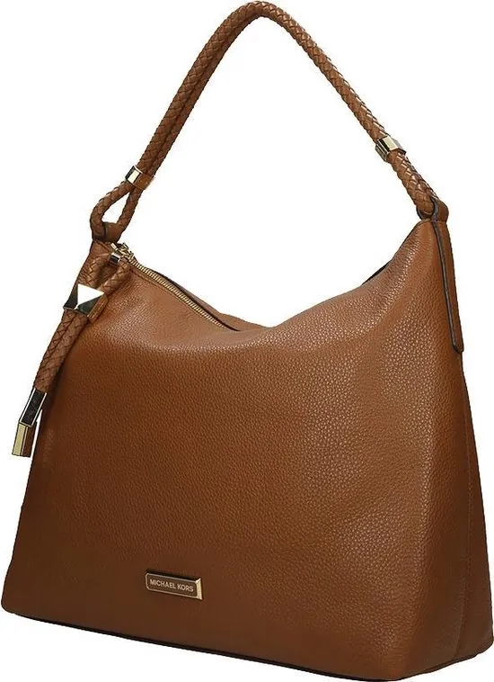 Michael Kors Schoudertas Lexington Leer - bruin