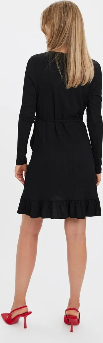 VERO MODA - Maat XS - VMHAYA LS SHORT DRESS GA NOOS Dames Jurk