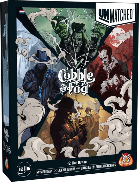 White Goblin Games - Unmatched: Cobble & Fog - expertspel - 2 tot 4 spelers