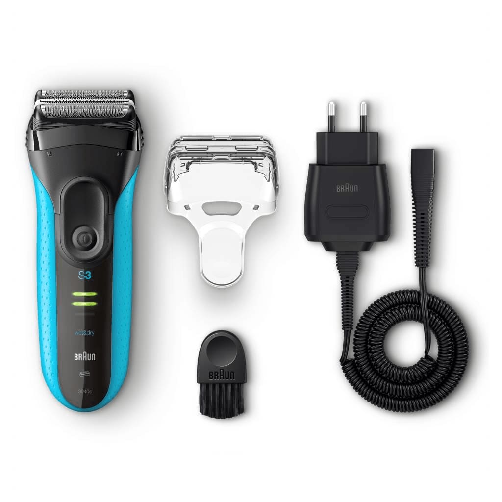 Braun Series 3 3040s ProSkin Blauw - Elektrisch Scheerapparaat