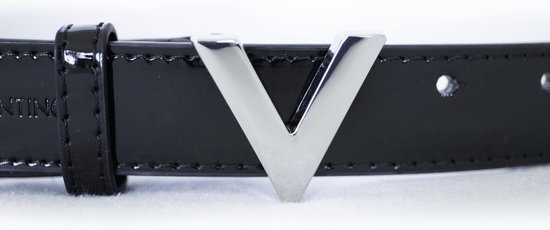 Valentino Forever Kledingriem - Zwart lak - Maat M (110 cm)
