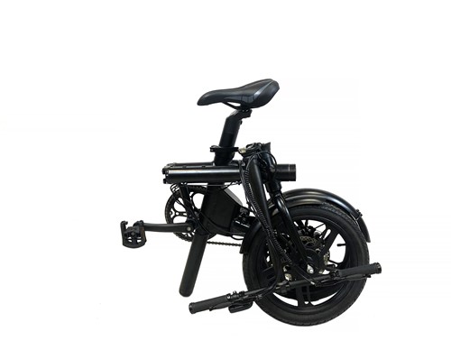 UrbMob Fld16 Elektrische Vouwfiets Zwart Aluminium 40,6 cm (16") 23 kg Lithium-Ion (Li-Ion)