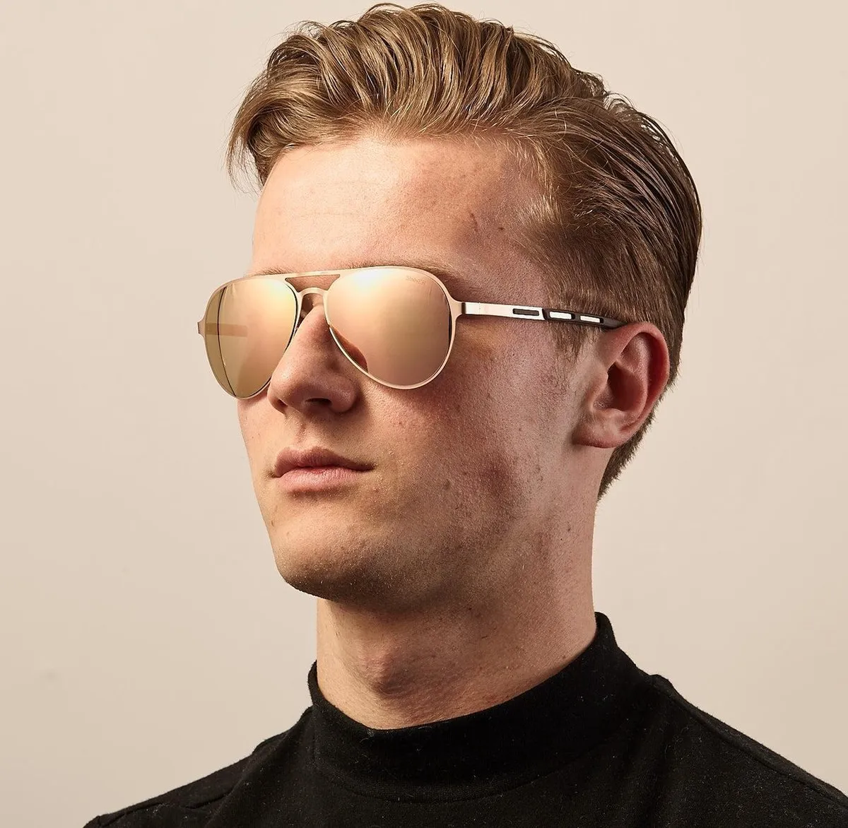 SINNER Zonnebril Unisex Gabriel - Roségoudkleurig