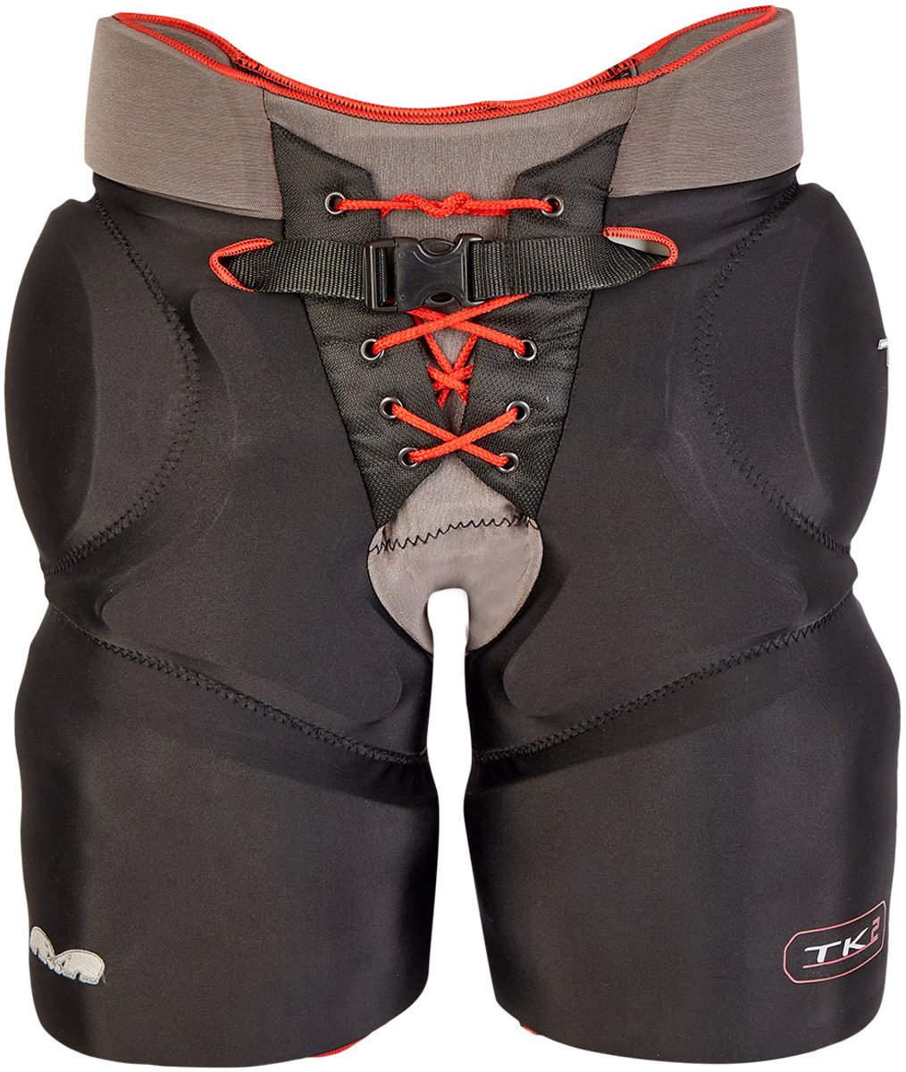 shorts, padded, knee, black, laces