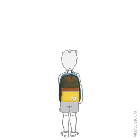 Beagles Original Kinderrugzak - Multi - Olijf