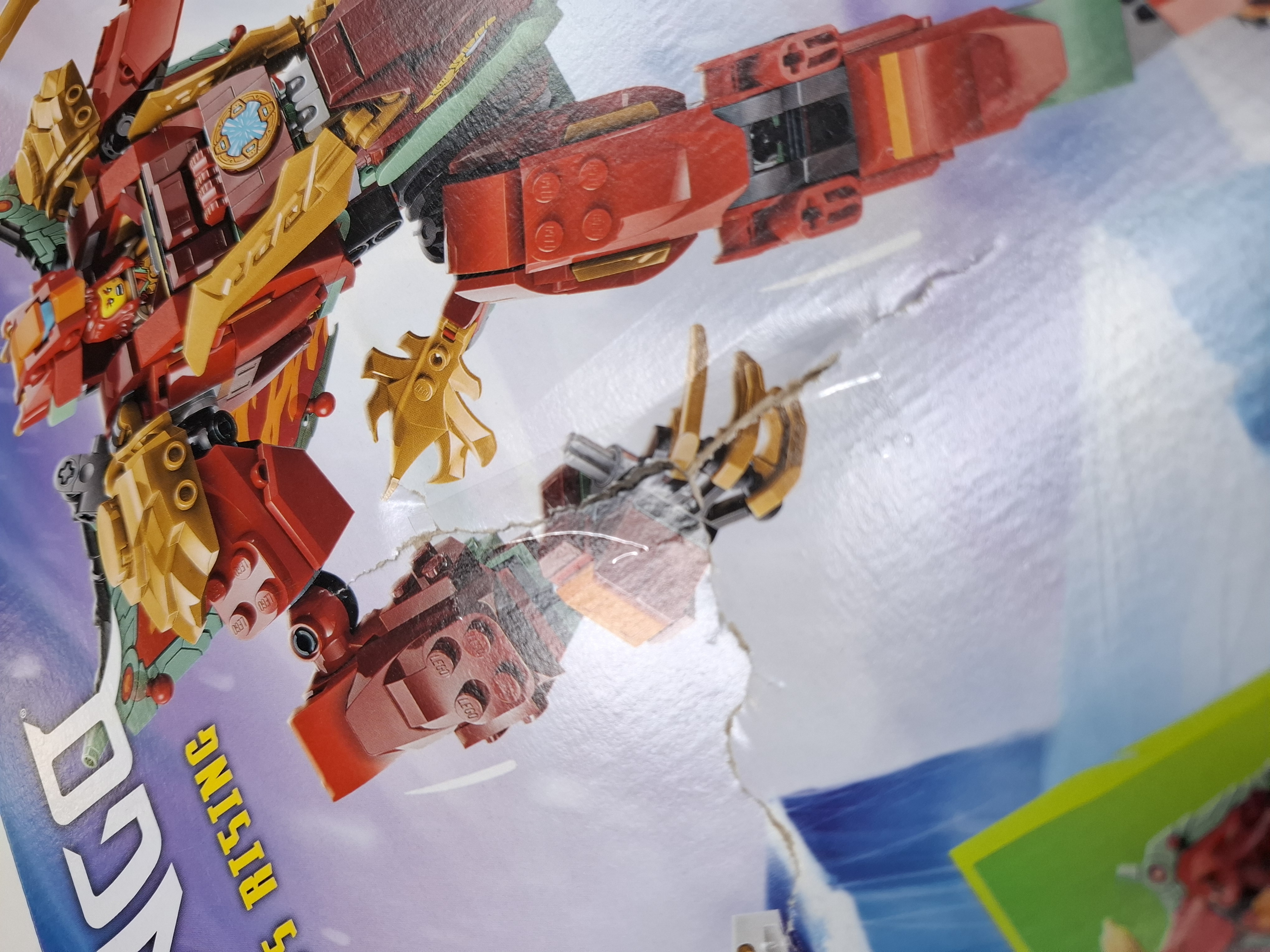 LEGO NINJAGO Wyldfyre's Transformerende Drakenmecha Draak Speelgoed voor Kinderen 71868