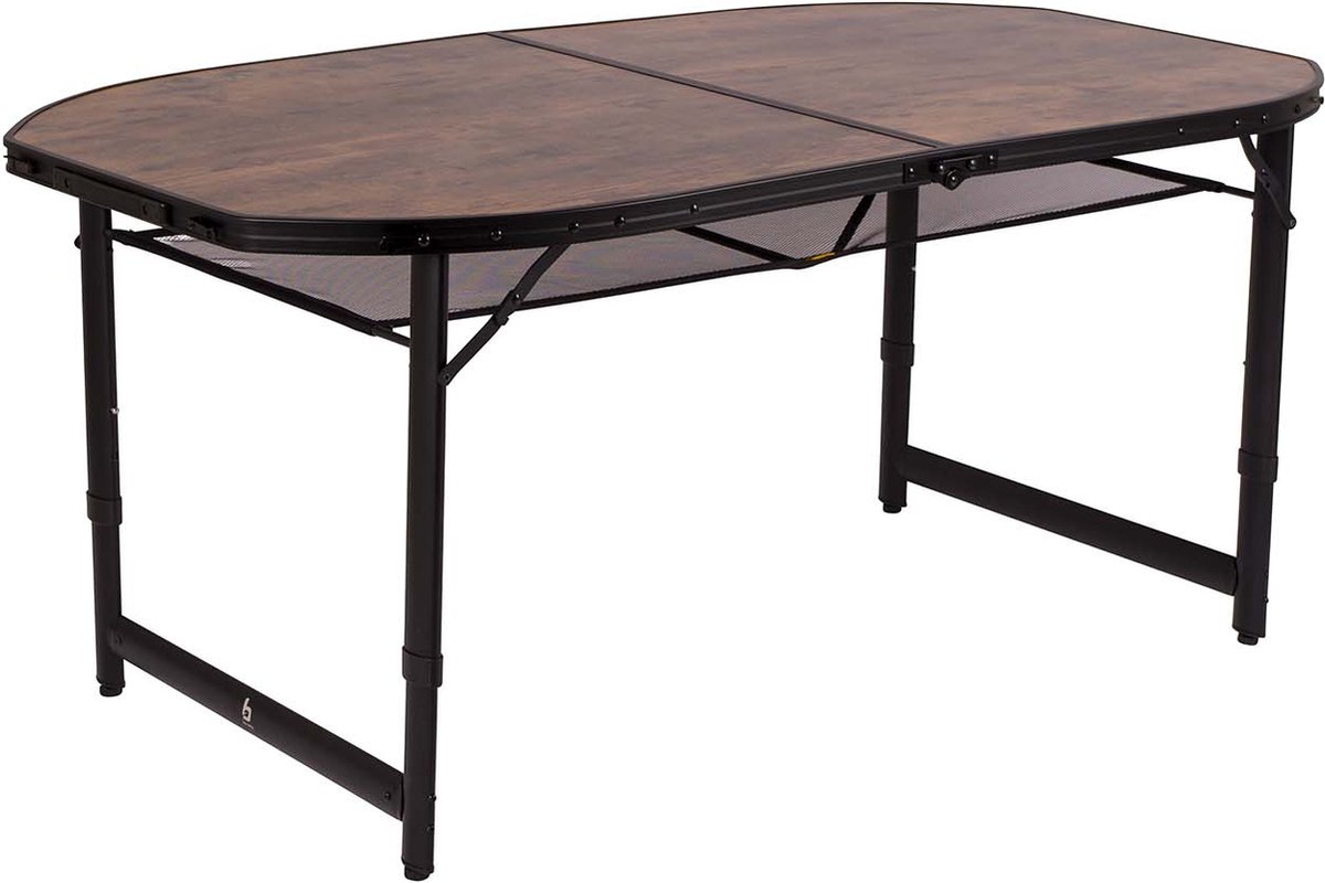 Bo-Camp - Industrial collection - Tafel - Ovaal - Koffermodel