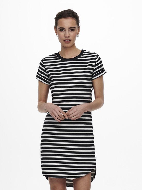 JdY - Maat XS - JDYIVY LIFE S/S STRIPE DRESS JRS Dames Jurk