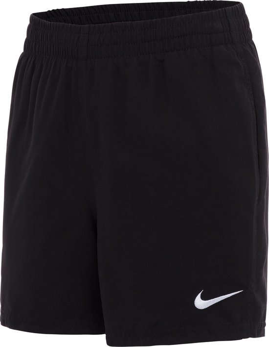 Nike - Maat M  (kids) 137-147 cm -  Swim 4 VOLLEY SHORT Zwembroek - Zwart - Jongens