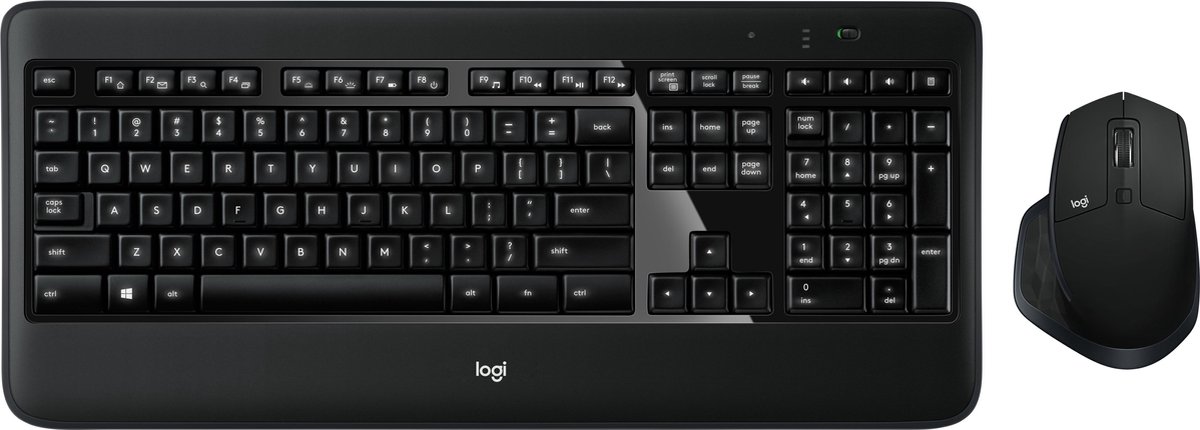 Logitech MX900 - Draadloos Toetsenbord en Muis - Qwerty ISO