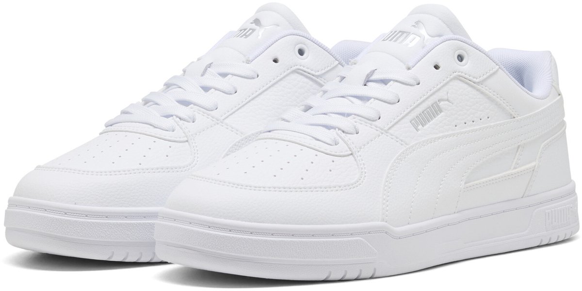witte sneakers, leren schoen, sportieve schoen, lacing, platformzool