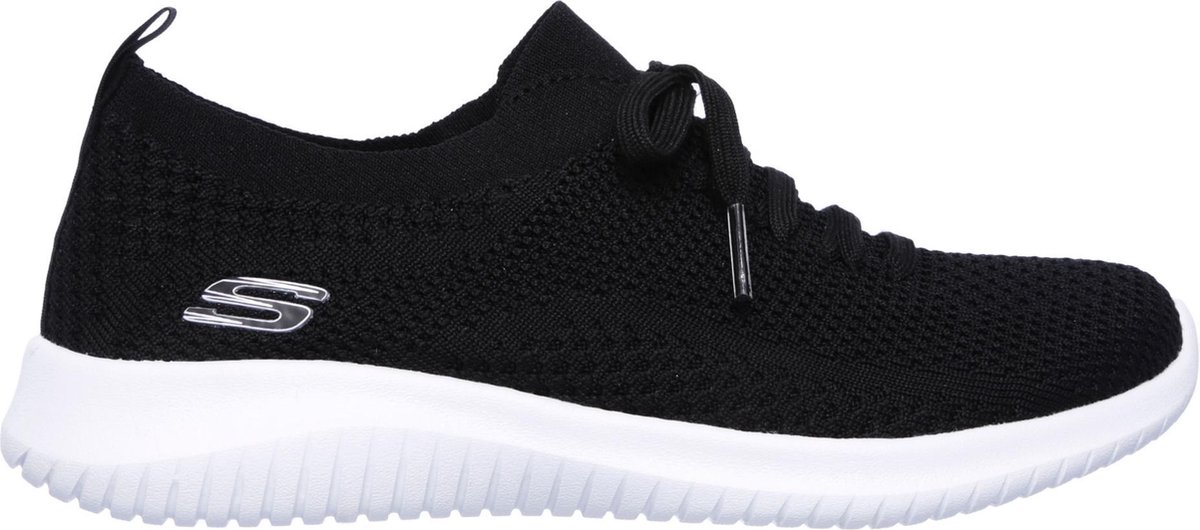 sneaker, black, knit, white sole, basketball-style