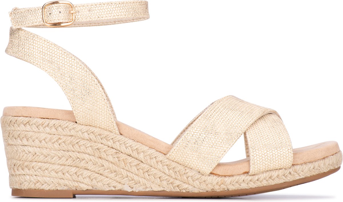 POSH by Poelman - maat 39 - NOVI Dames Sandalen - Goud