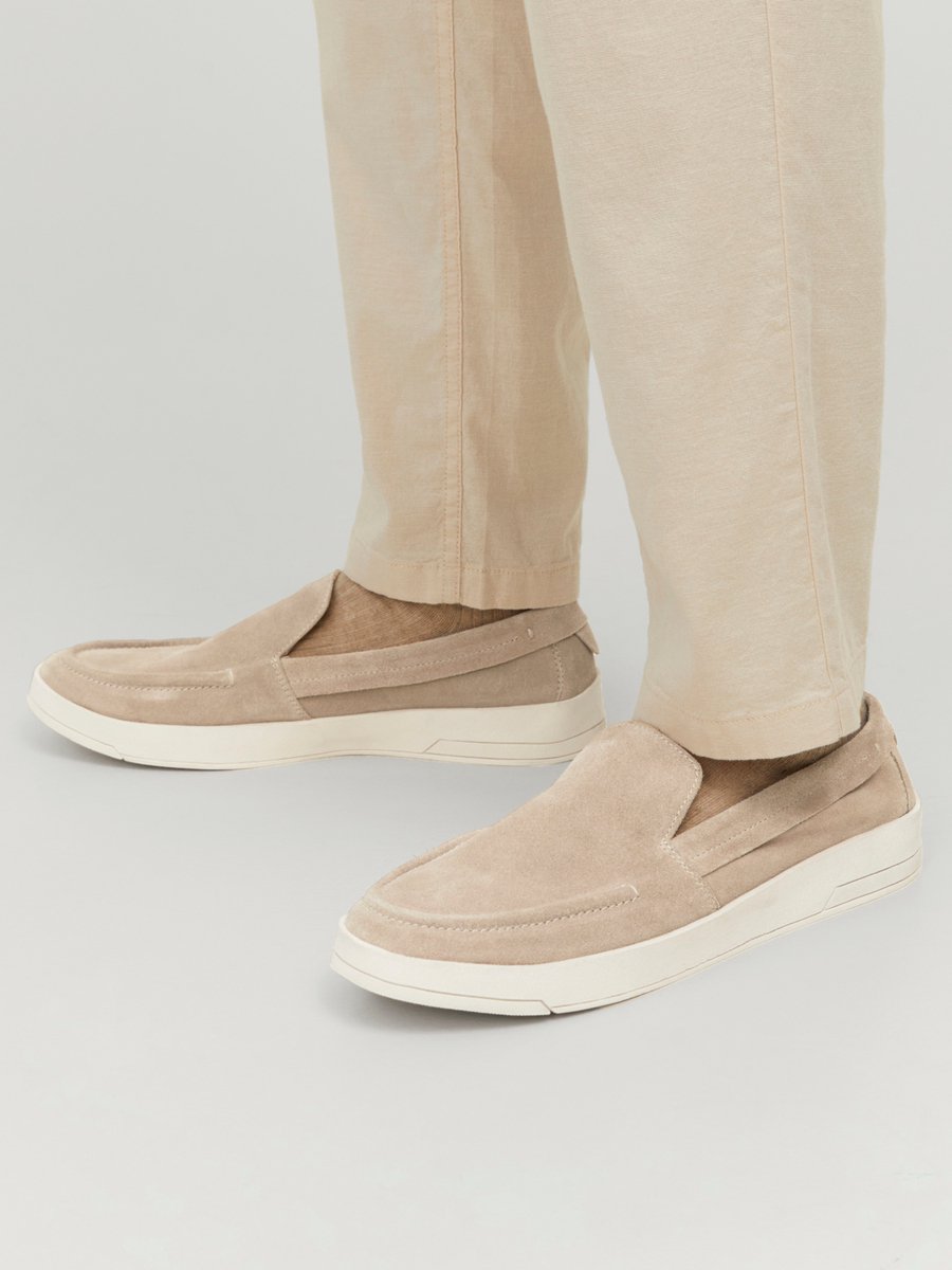 JACK&JONES - maat 45 - JFWMACCARTNEY SUEDE LOAFER SN Heren Loafers