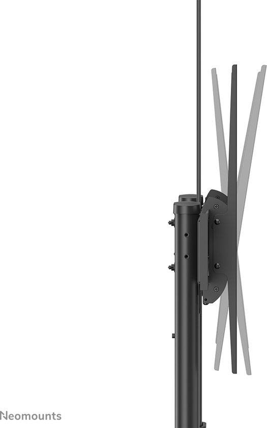 Neomounts PLASMA-M1950E trolley - t/m 100" - zwart
