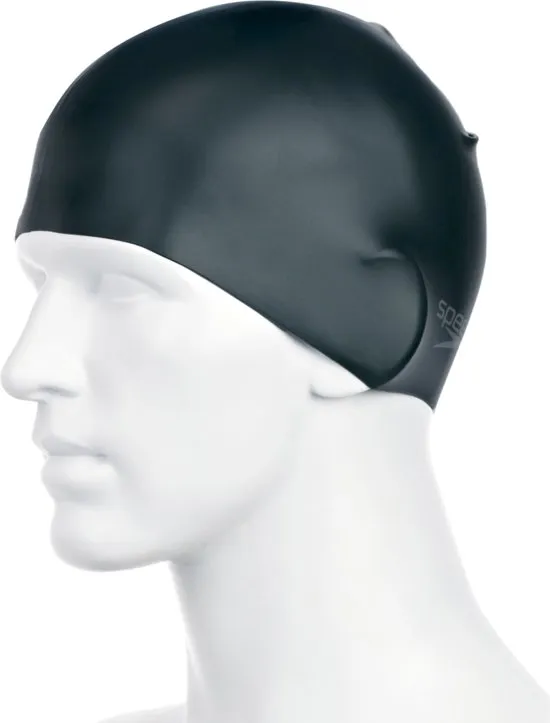Speedo moulded silicone - Badmuts - Volwassenen - black - one size