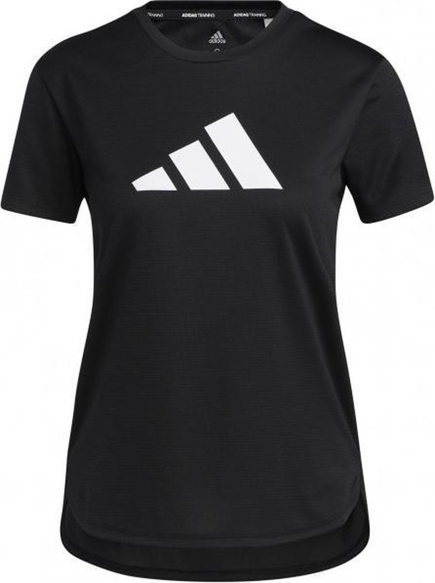 adidas - Maat S - 3 Bar Logo Sportshirt Dames