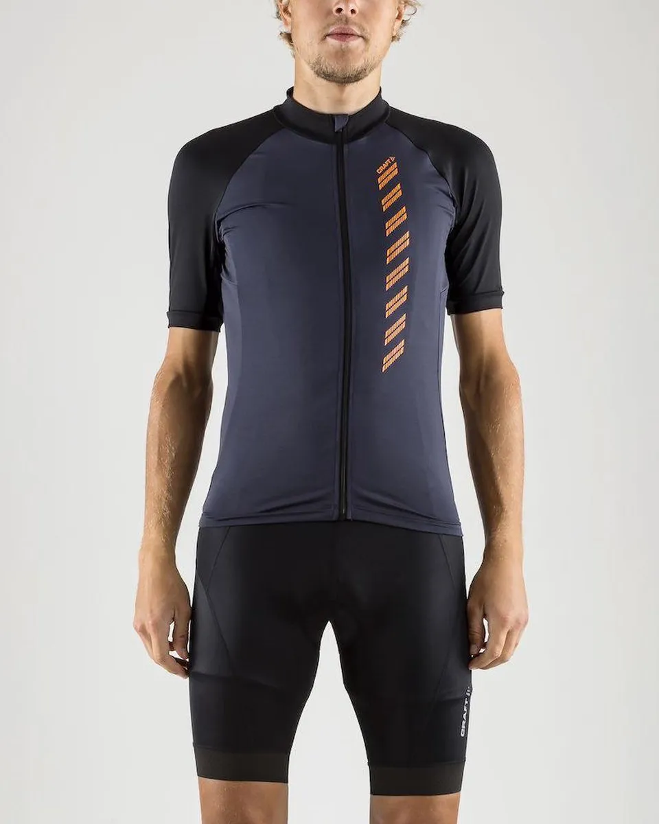 CRAFT Fietsshirt Velo Jersey 2.0 - Maat M - Fietsshirt - Heren - Gravel/Black