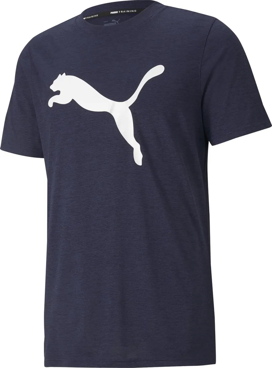 PUMA - Maat S - Train Fav Heather Cat Sportshirt Heren