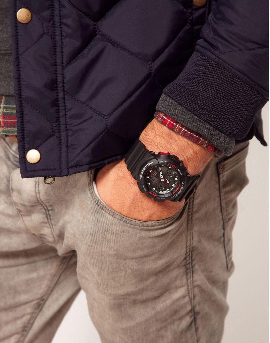 Casio G-Shock GA-100-1A4ER Herenhorloge 51 mm - Zwart