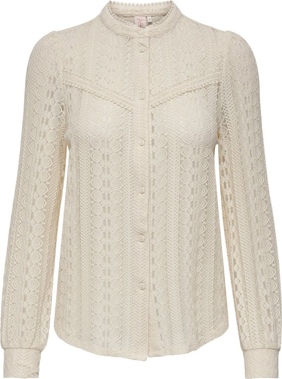 ONLY  - Maat XS - ONLDITTE LS LACE SHIRT WVN Dames Blouse
