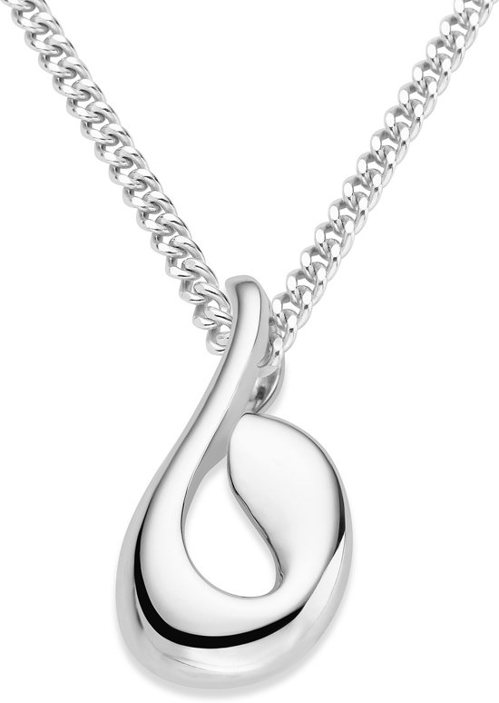 Koopjeshoek - Majestine 925 Zilveren Hanger met Ketting - 45cm