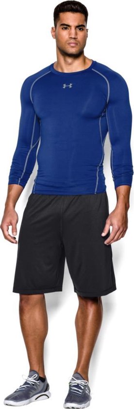 Under Armour HG Armour L/S Fitness Shirt Heren - Maat XL
