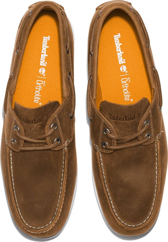 Timberland - Maat 44 - Cedar Bay 2 Eye Boat Shoe Heren Bootschoenen - Gaucho