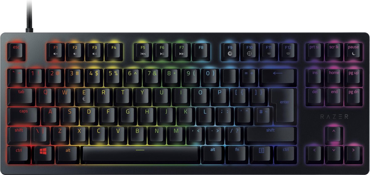 Razer Huntsman Tournament Mechanisch TKL Qwerty Gaming Toetsenbord - Lineair Optische Switch