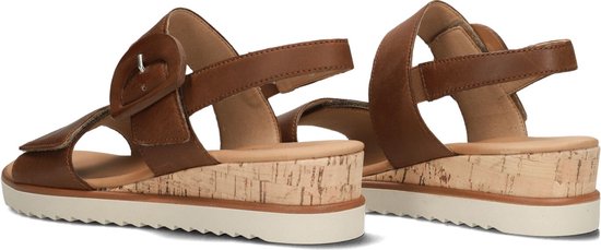 Gabor 752 - maat 39 - Sandalen - Met Sleehak - Dames - Camel