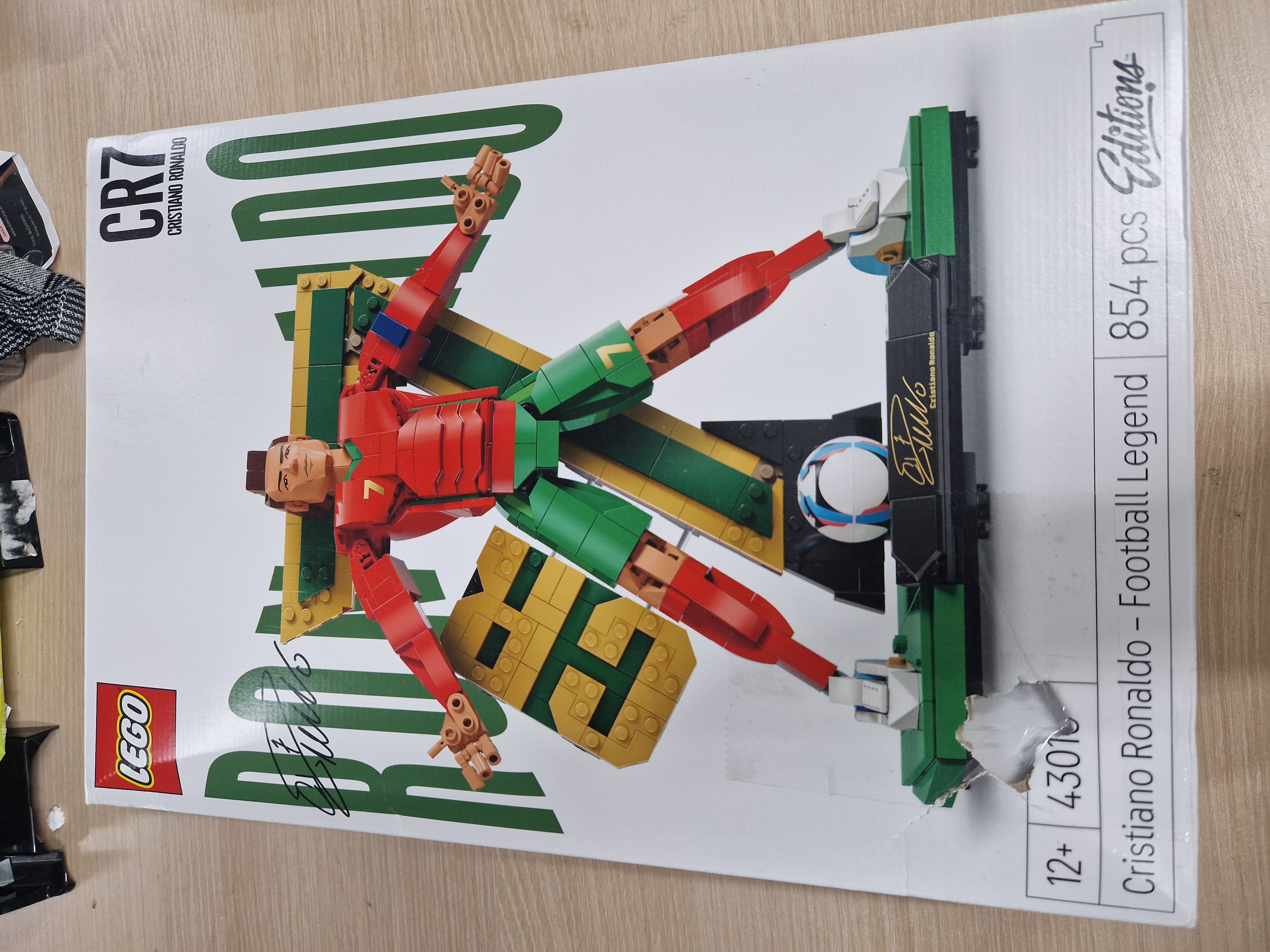 LEGO Editions Cristiano Ronaldo - Voetballegende CR 7 Bouwpakket voor Kinderen - 43016