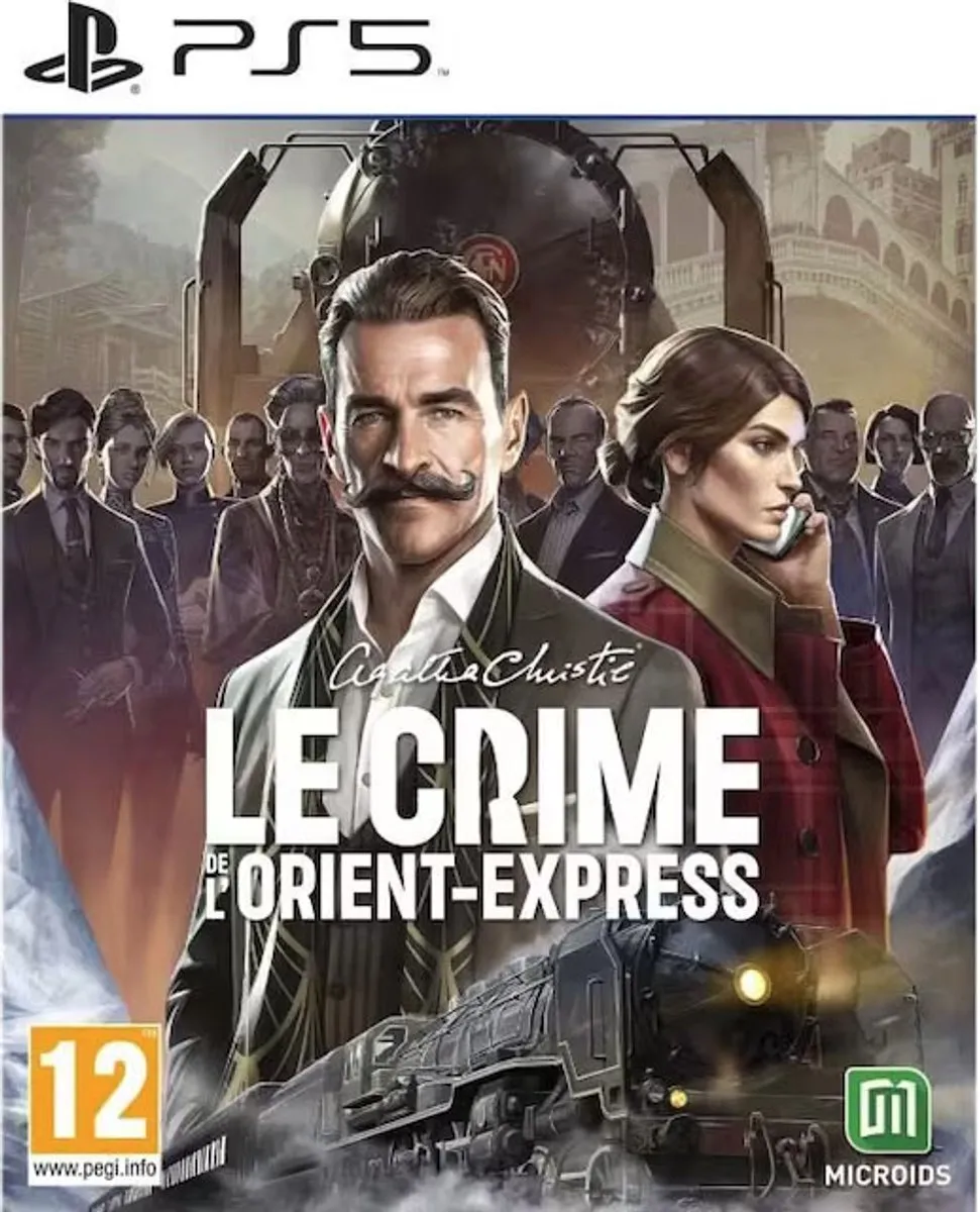 PS5, crime, trein, poster, bordspel