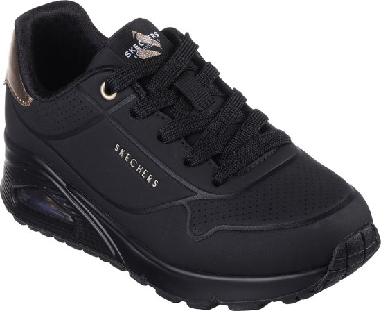 Skechers - maat 32- Uno Gen1 - Shimmer Away Meisjes Sneakers - Zwart