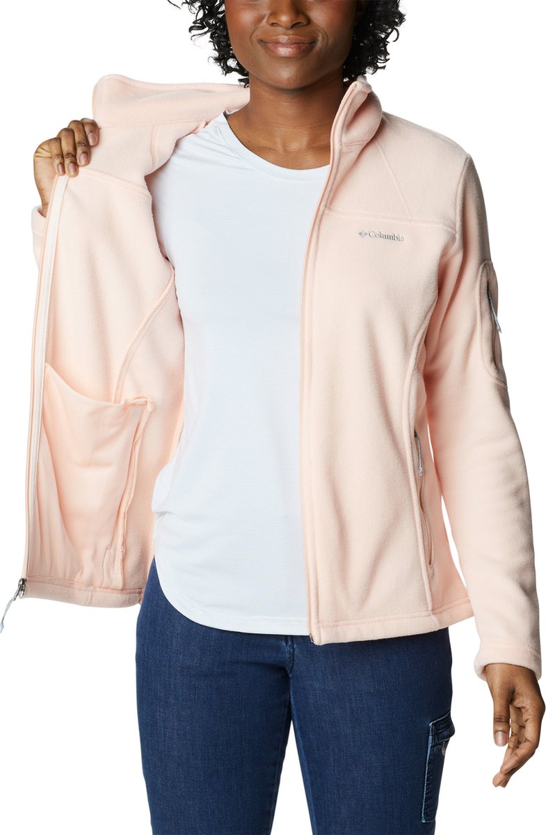 Columbia - Maat L - Fast Trek II Jas Dames met Capuchon - Lichtroze