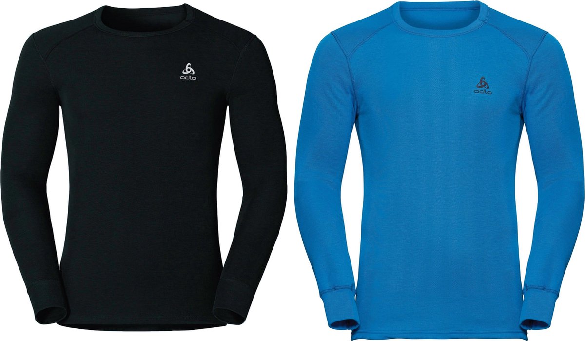 t-shirt, longsleeve, zwart, blauw, logo