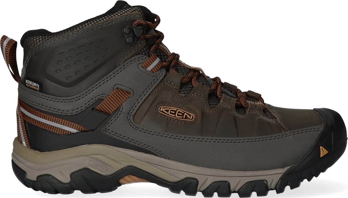 Keen | Maat 46 - Targhee III Mid Heren Wandelschoenen Black Olive | Groen | Leer | K1017787